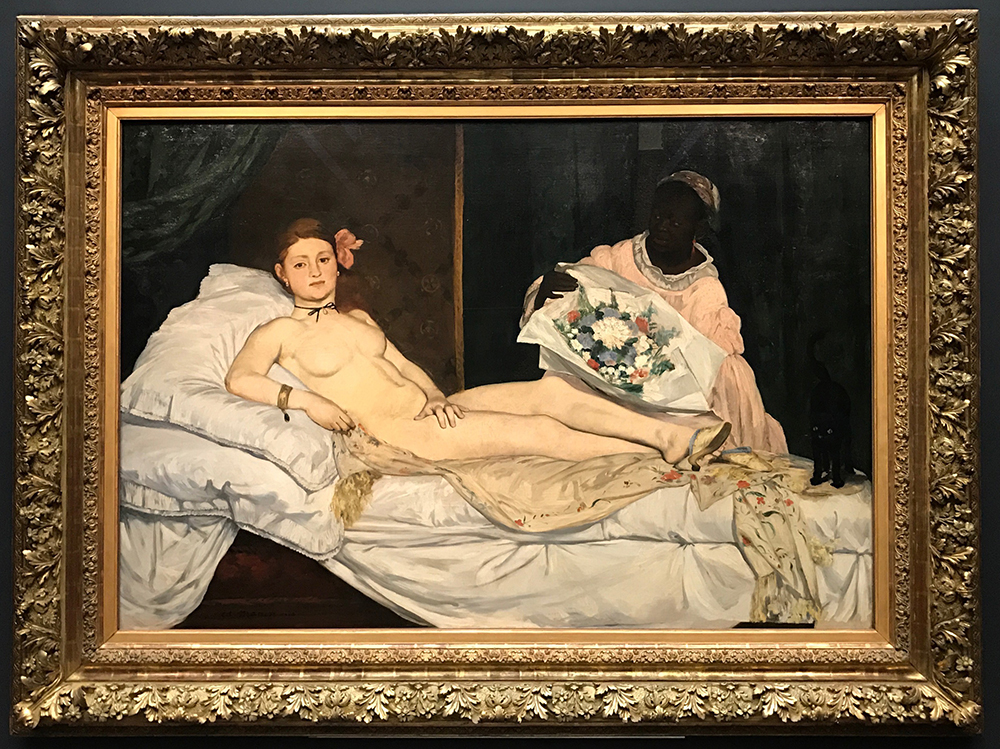Edouard Manet (1832-83), Olympia, 1863, 130 x 190 cm., Musée d'Orsay
