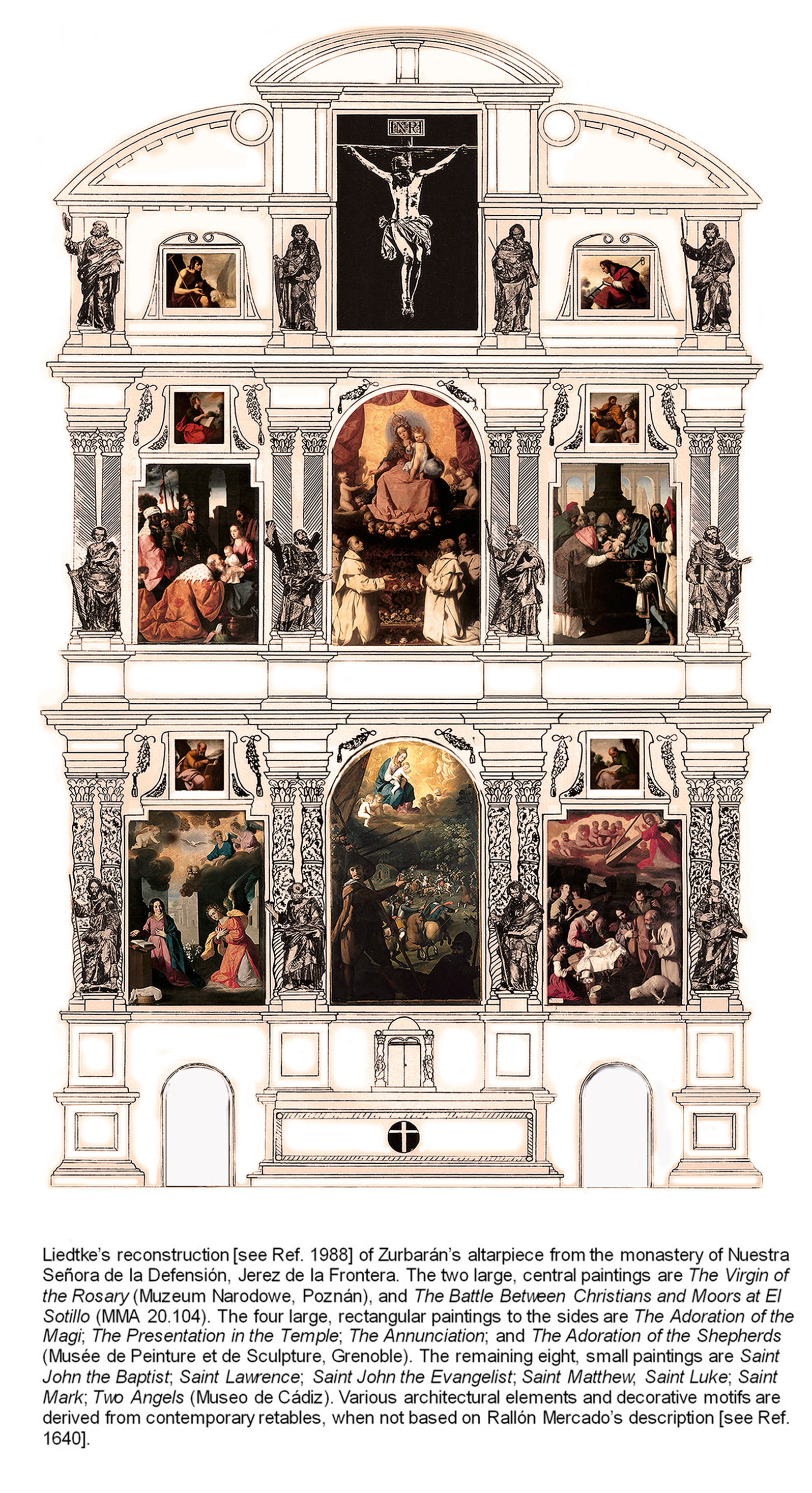 Reframing ZURBARÁN, The Battle between Christians & Moors a