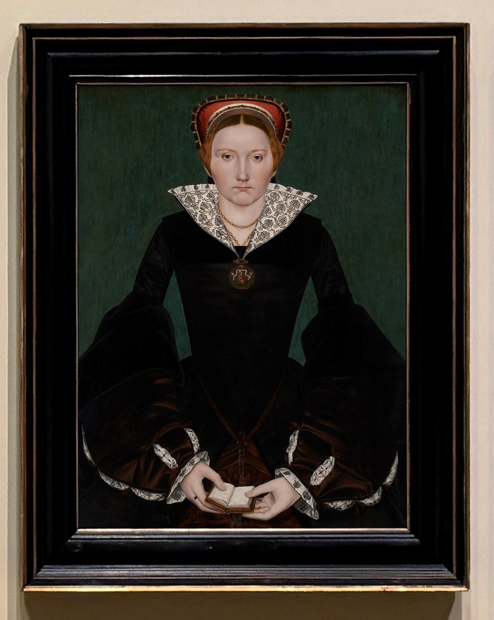 British School, 16th century, Portrait of a noblewoman (Cecily Bodenham?), c.1550, o/panel, 76.52 x 57.63 cm., Minneapolis Institute of Art