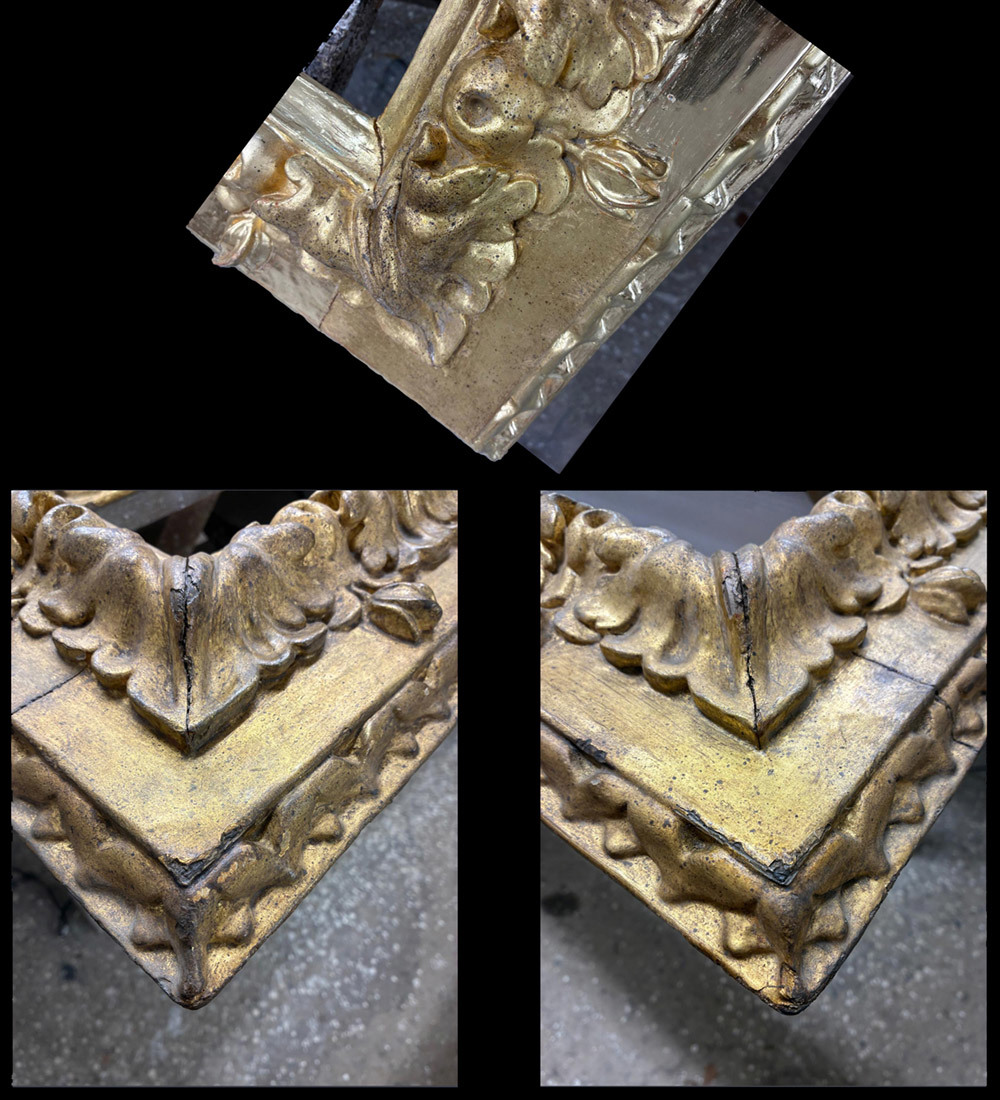 16 Stages In Patinating The Gilded Frame